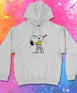 Snoopy and Woodstock Hug Hoodie
