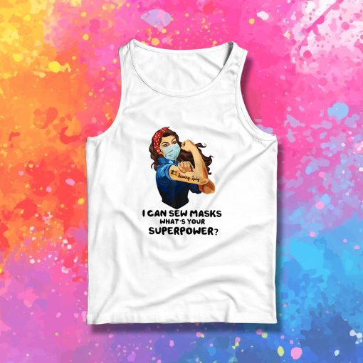 Strong Woman Tattoo Serving Lady Tank Top