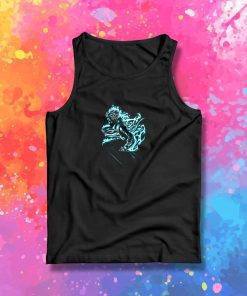 Teacher Blue Fire Tank Top