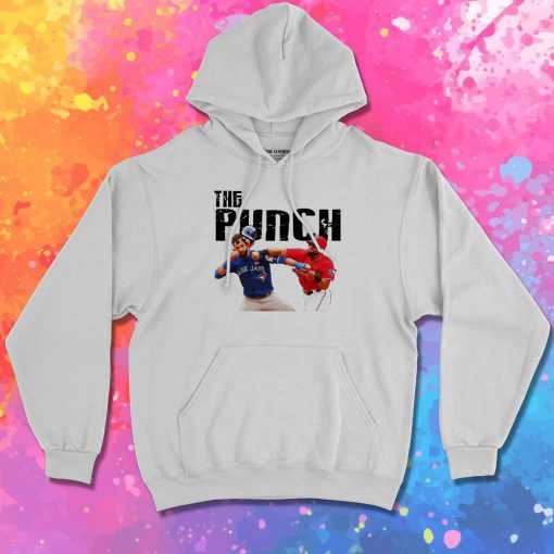 The Punch Rougned Odor Jose Bautista Texas Vs Toronto Trending Baseball T Hoodie