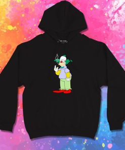 The Simpsons Krusty Clown Smoking Hoodie