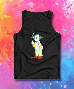 The Simpsons Krusty Clown Smoking Tank Top