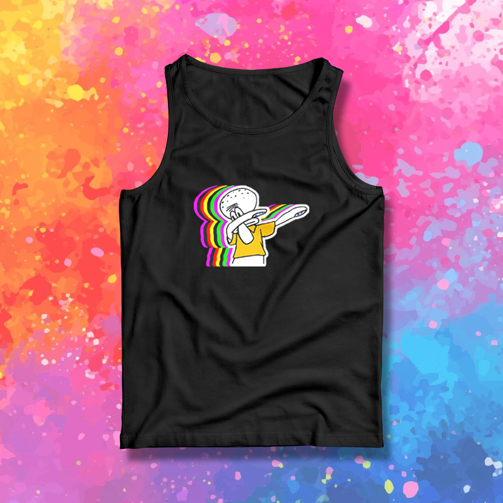 The Squidward Dab Dank Meme Tank Top