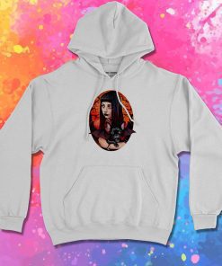 The Vamp And Her BatPig Fitted Hoodie
