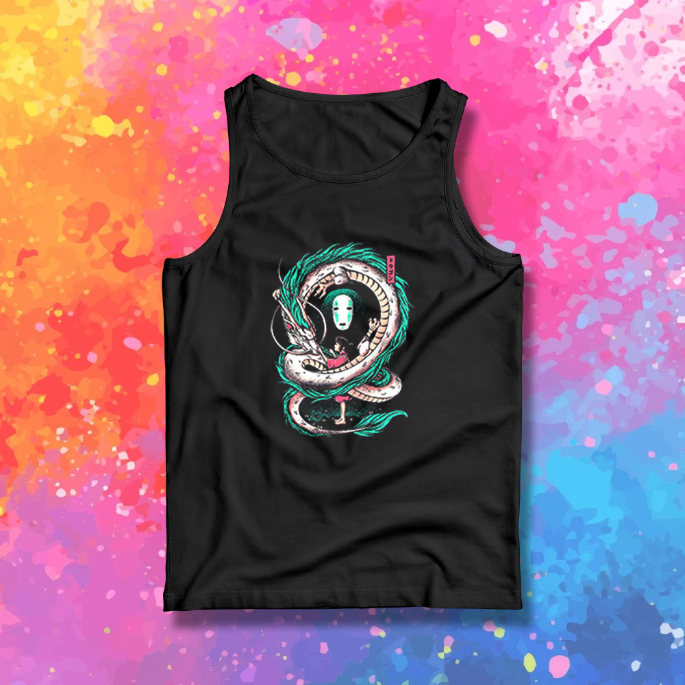 The girl and the dragon Tank Top