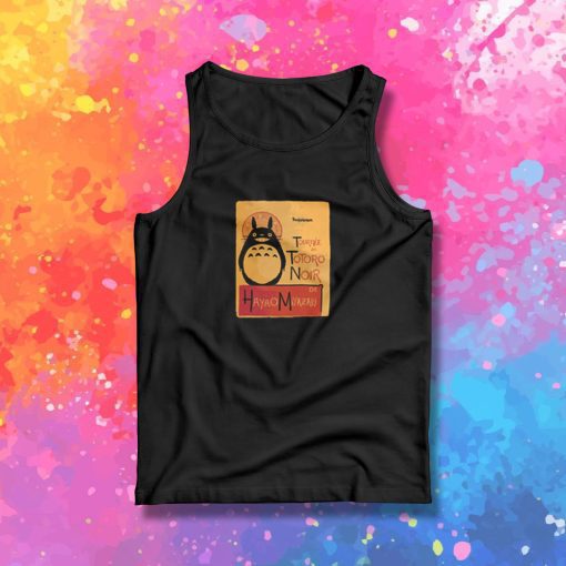 Totoro Noir Tank Top