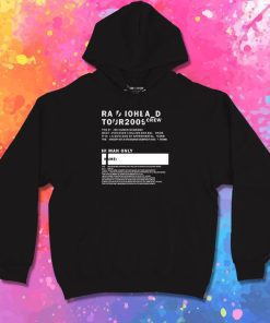Tour 2009 Radiohead Crew Hoodie