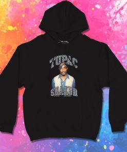 Tupac Shakur Glitter Hoodie