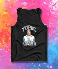 Tupac Shakur Glitter Tank Top