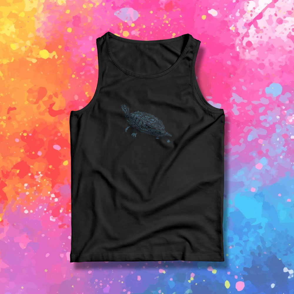 Turtle House Traveling Town Tank Top