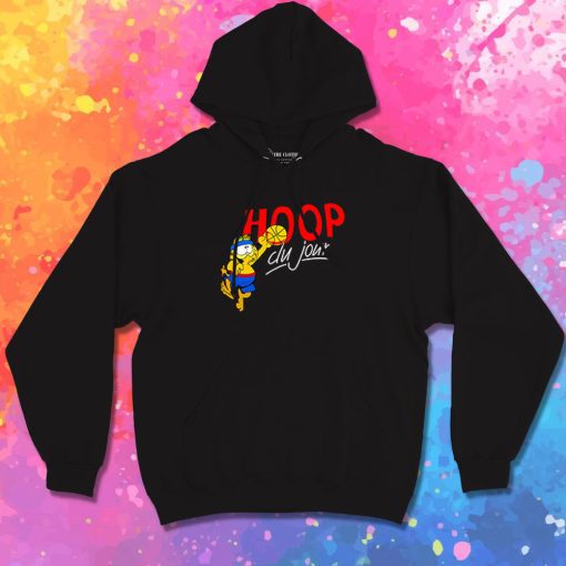 Vintage Garfield HOOP DU JOUR Black Hoodie