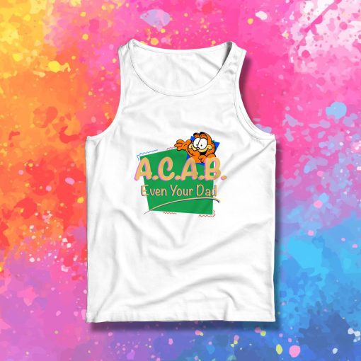 Vintage inspired ACAB Garfield Tank Top