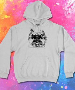 Vitruvian Dwarf White Hoodie