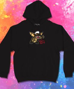 Were Here Gremlins Stripe Stitch 80s Cult Movie Hoodie