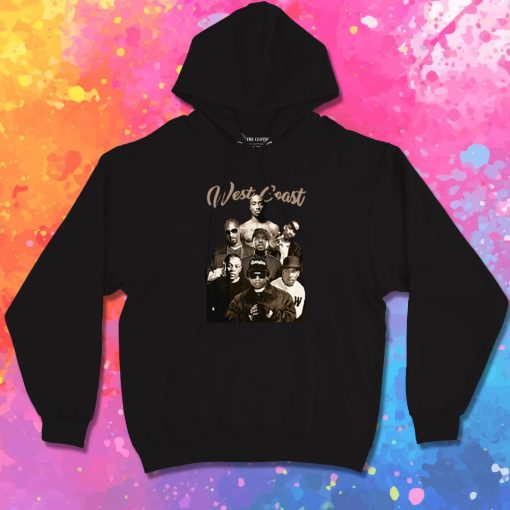 West Coast Hip Hop Legends 2Pac Compton Rappers Hoodie