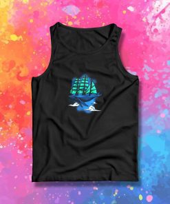 Whale sailboat Tank Top
