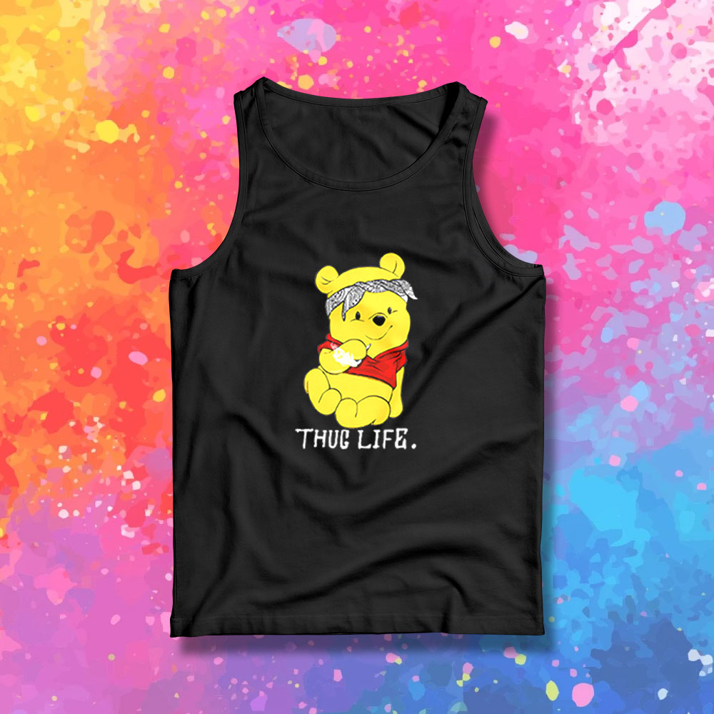 Winnie The Pooh Thug Life Tank Top