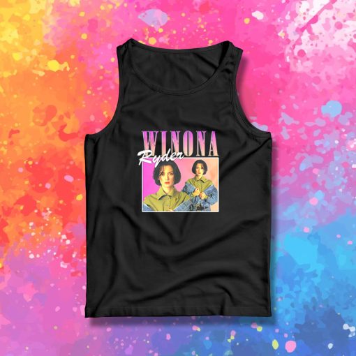 Winona Ryder Vintage Retro Tank Top