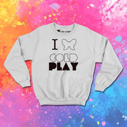 coldplay butterfly Sweatshirt