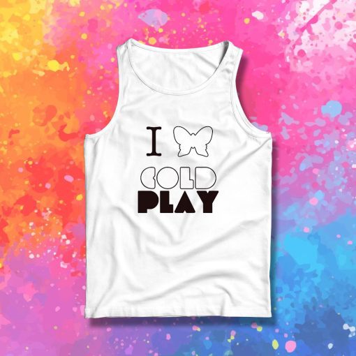 coldplay butterfly Tank Top