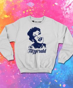 ella fitzgerald design canvas Sweatshirt