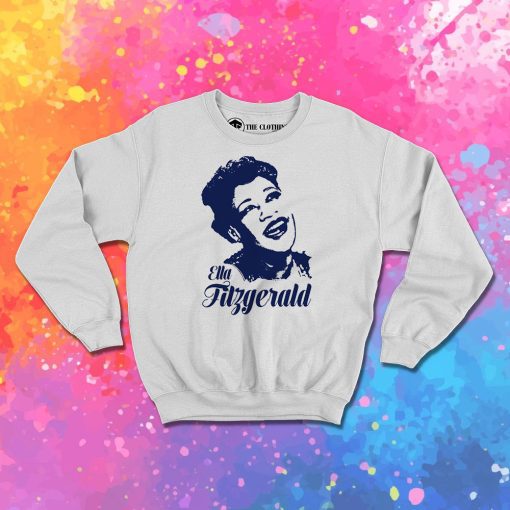 ella fitzgerald design canvas Sweatshirt
