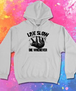 live slow die whenever Hoodie