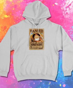 luffy is wanted poster Hoodie