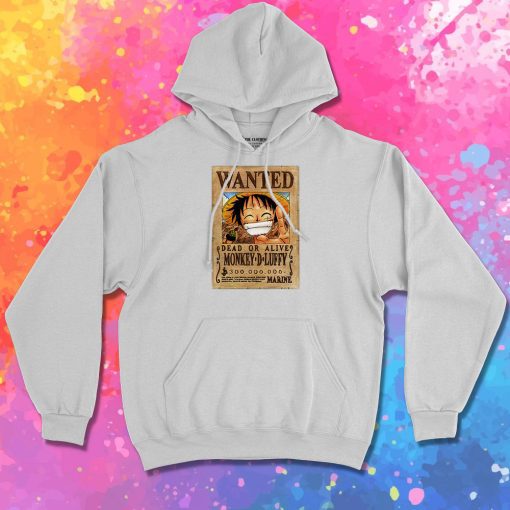 luffy is wanted poster Hoodie