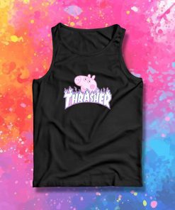 thrasher Peppa Pig cute Tank Top