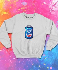 Bepis Pixelated Pepsi Can Sweatshirt