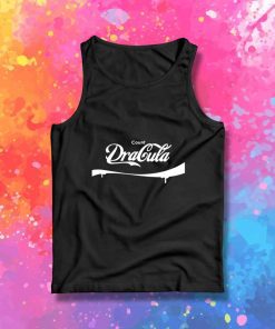 Count Dracula Dripping Coca Cola Tank Top
