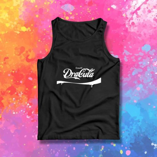 Count Dracula Dripping Coca Cola Tank Top