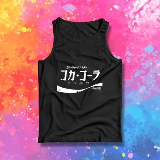 Japanese Coca Cola Logo Tank Top