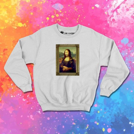 Mona Lisa Chill Face Sweatshirt