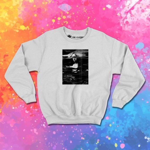 Mona Lisa Glitch Paint Sweatshirt