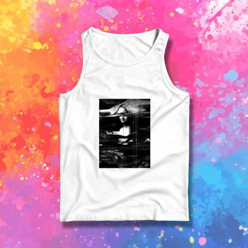 Mona Lisa Glitch Paint Tank Top