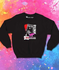 Mona Lisa Punk Art Spray Sweatshirt