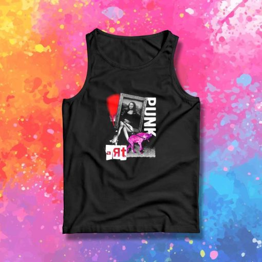 Mona Lisa Punk Art Spray Tank Top
