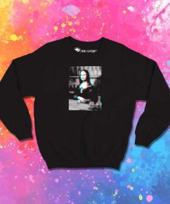 Renaissance 3D Bar Mona Lisa Sweatshirt