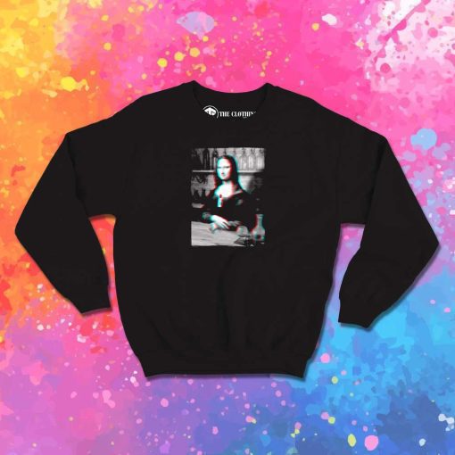 Renaissance 3D Bar Mona Lisa Sweatshirt