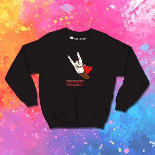 Stranger Things Bob Newby Superman Sweatshirt