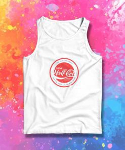 Vintage Drink Wolf Cola Logo Tank Top