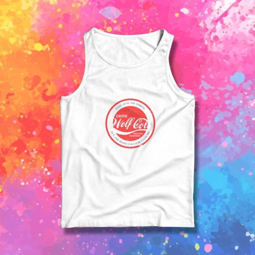 Vintage Drink Wolf Cola Logo Tank Top