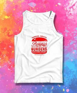 Vintage Stranger Things Benny's Burgers Tank Top