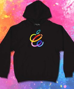 Apple Spring Rainbow Logo Hoodie