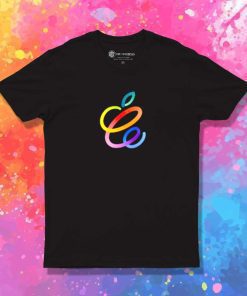 Apple Spring Rainbow Logo T-Shirt