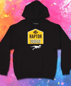 Dino Raptor Squad Badge Hoodie