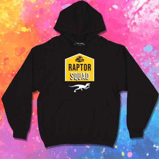 Dino Raptor Squad Badge Hoodie
