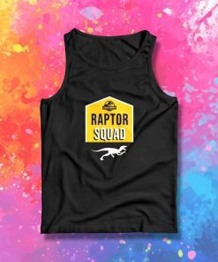 Dino Raptor Squad Badge Tank Top